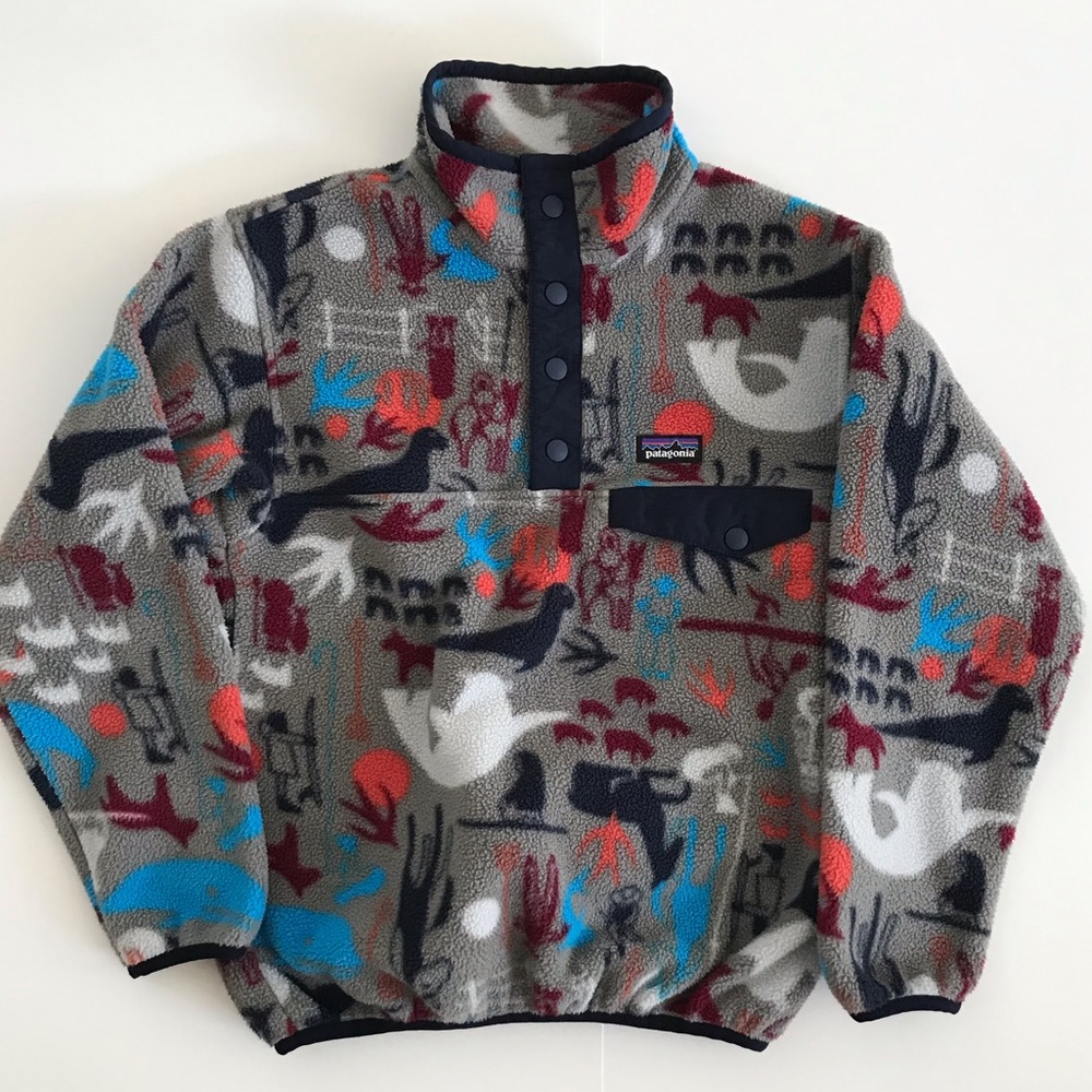 Patagonia Kids Snap T Pullover Sweater Aztec